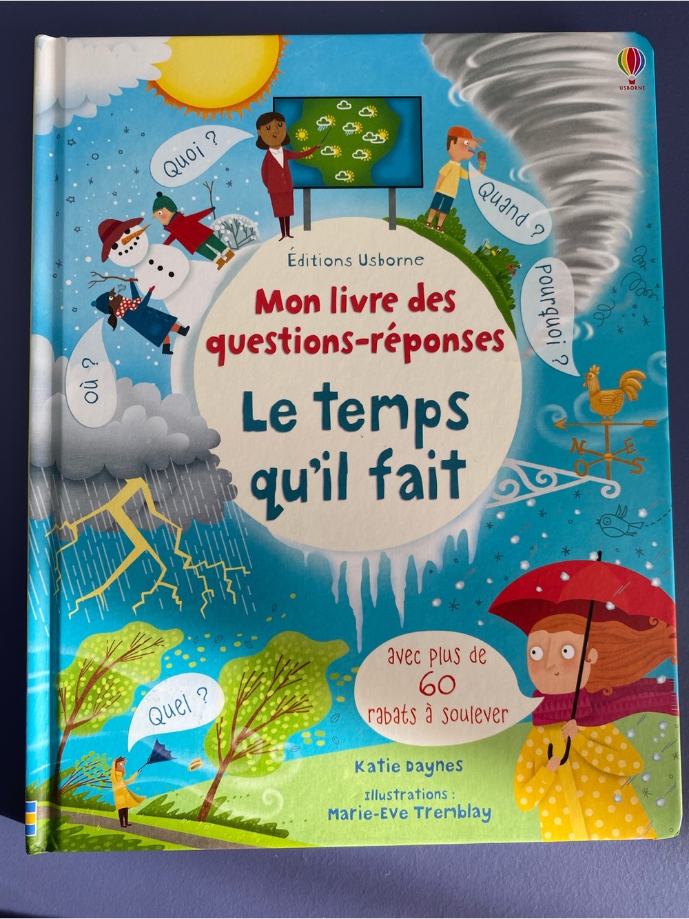 Set of Two Educational books (in French) Usborne